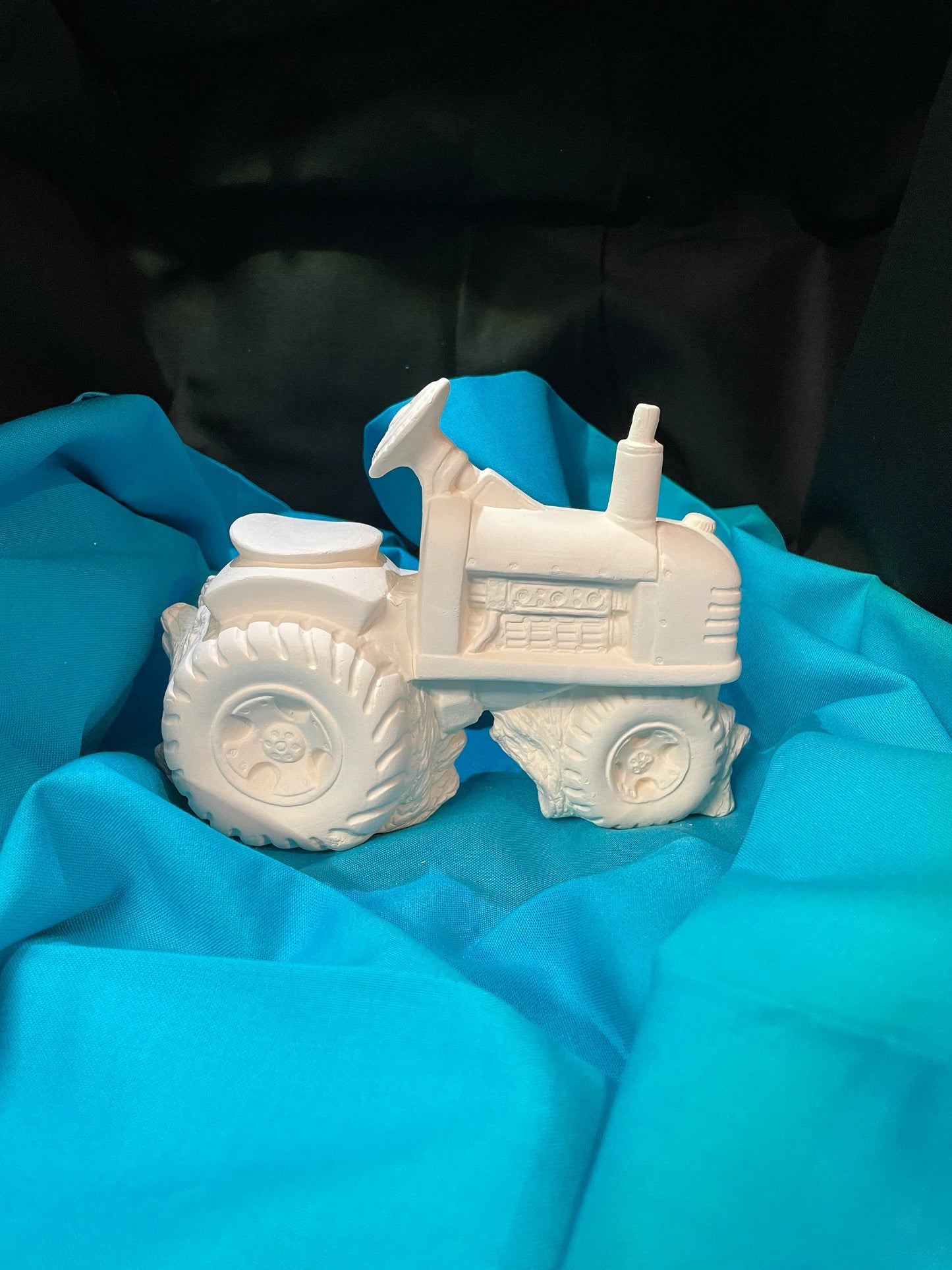 Tractor Ceramic Bisque