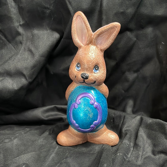 Standing Easter Egg Bunny Painted and Finished