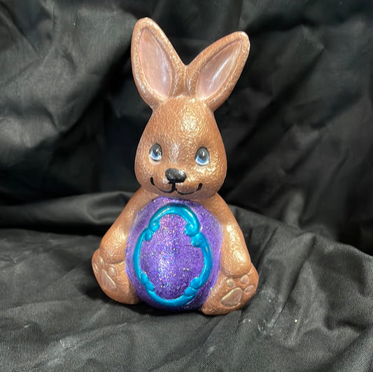 Sitting Easter Egg Bunny Painted and Finished