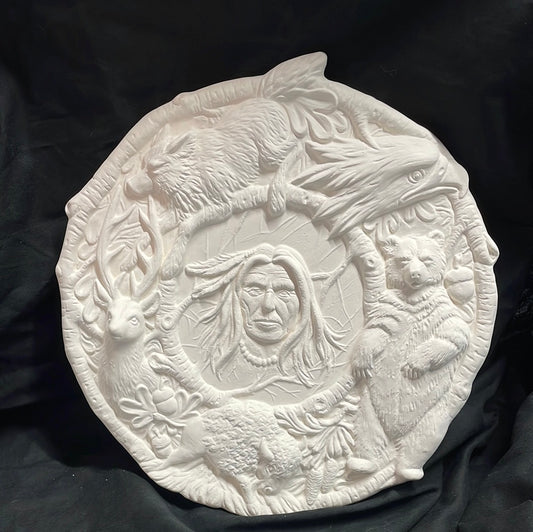 Spirit Circle Ceramic Bisque