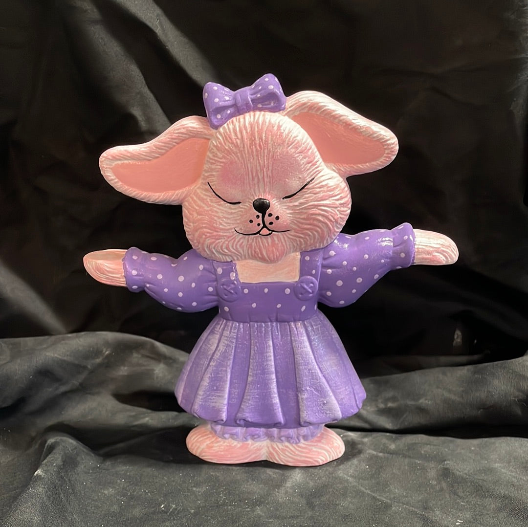 Female Bunny in Dress Painted and Finished