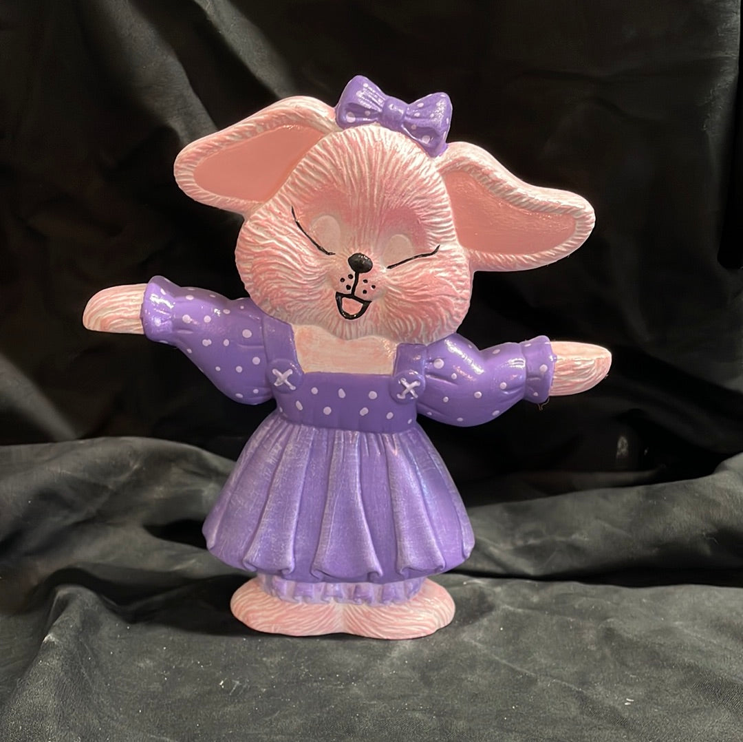 Female Bunny in Dress Painted and Finished