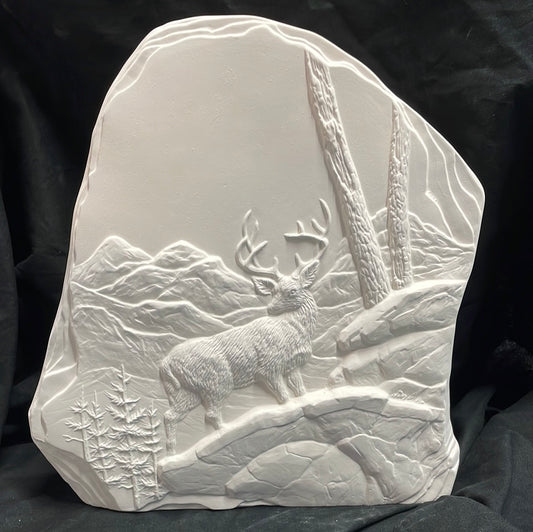 Deer Rock Ceramic Bisque