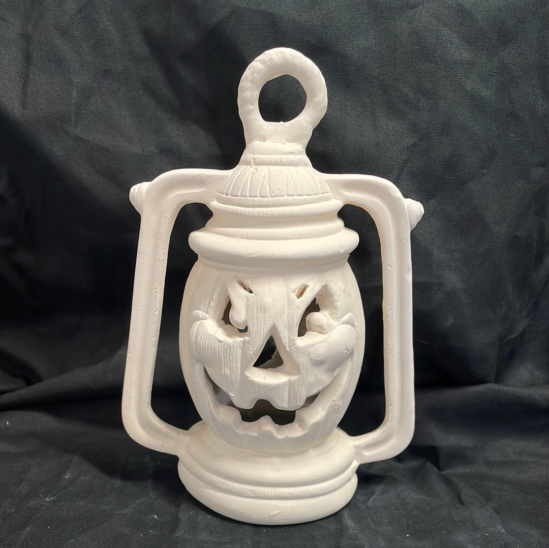 Pumpkin Lantern Ceramic Bisque