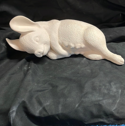 Laying Sow Pig Ceramic Bisque