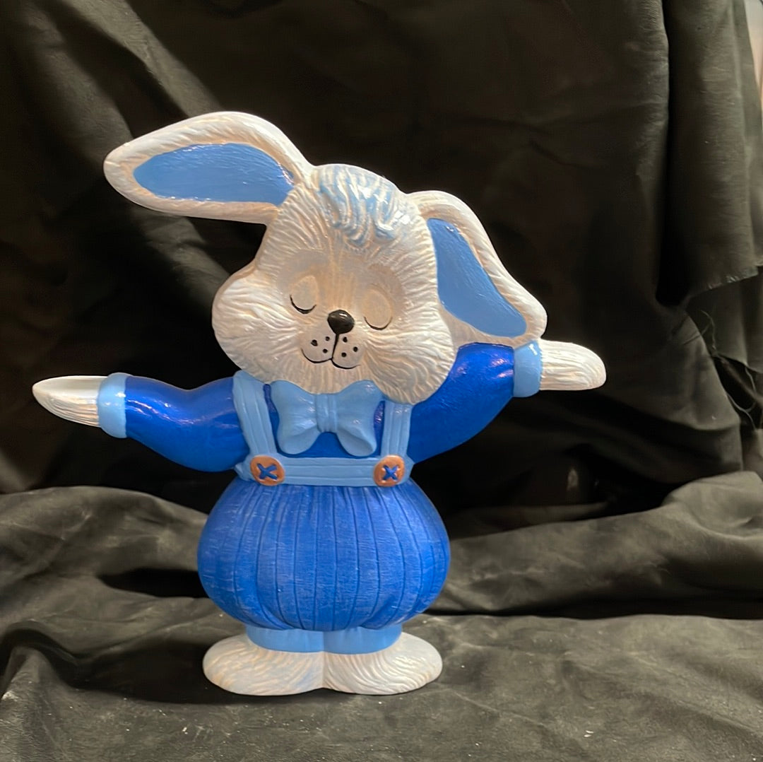 Male Bunny Dressed Up Painted and Finished