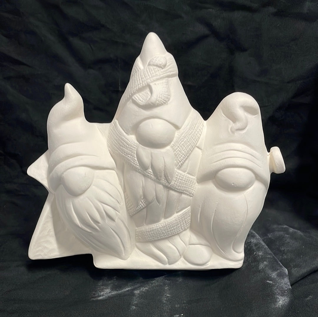 Spooky Gnome Truck Insert Ceramic Bisque